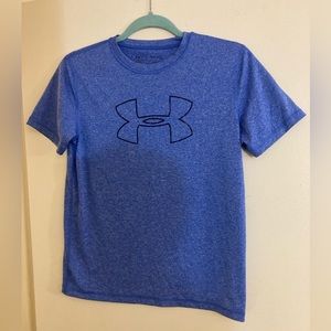 Blue Adidas Youth Large Short Sleeve Shirt